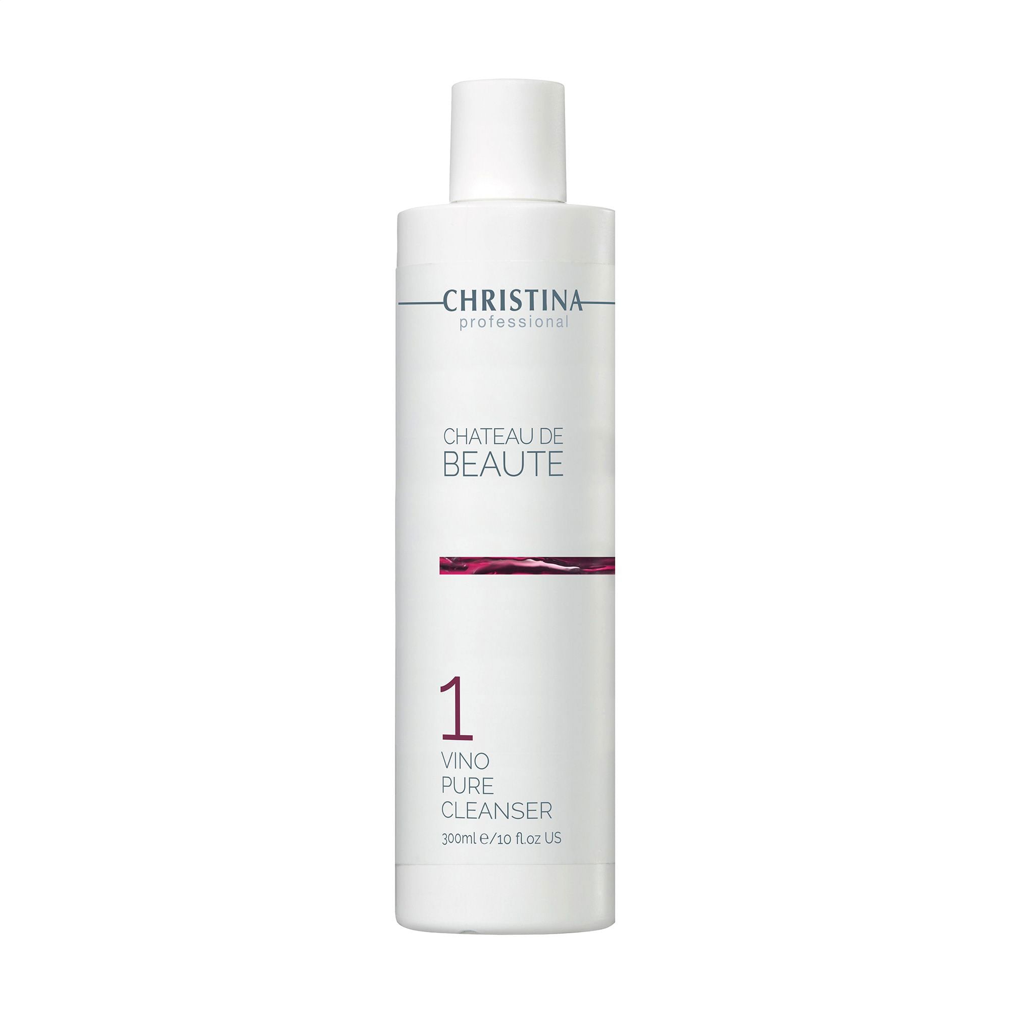 Уцінка! Очищувальний гель для обличчя Christina Chateau de Beaute Vino Pure Cleanser Step 1 з екстрактом винограду, 300 мл