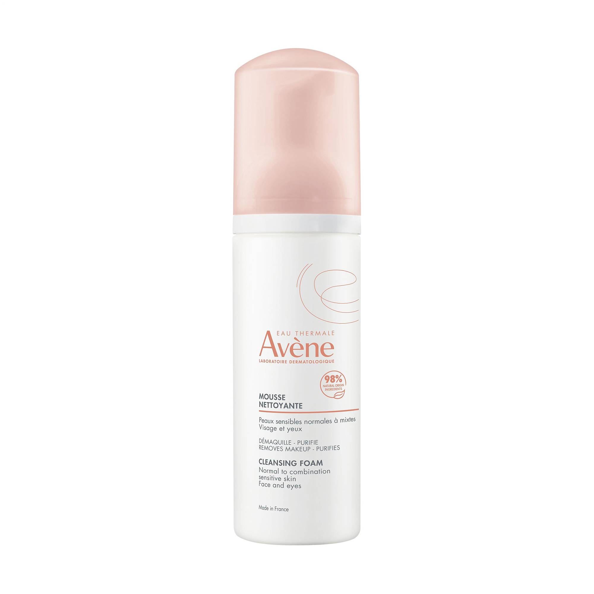 Уцінка! Очищувальний мус для вмивання Avene Eau Thermale Cleansing Foam для нормальної та комбінованої шкіри, 150 мл